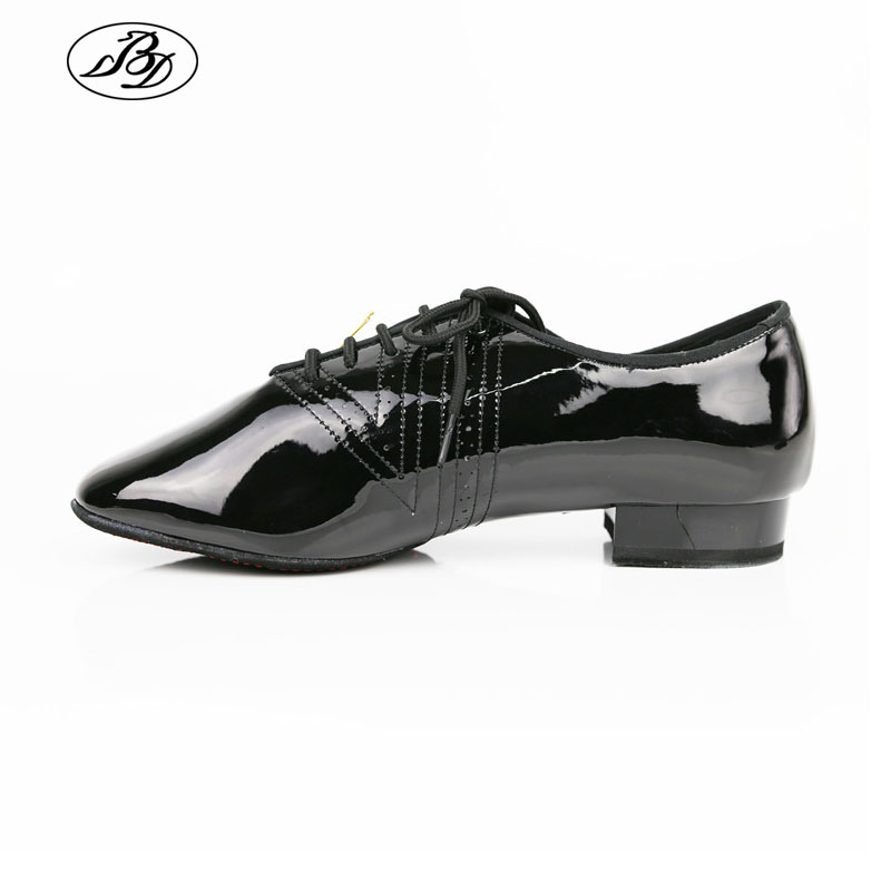 Patent Leather Shine - ชายรุ่นใหม่มาตรฐานรองเท้า BD319 แยก Sole Professional Ballroom