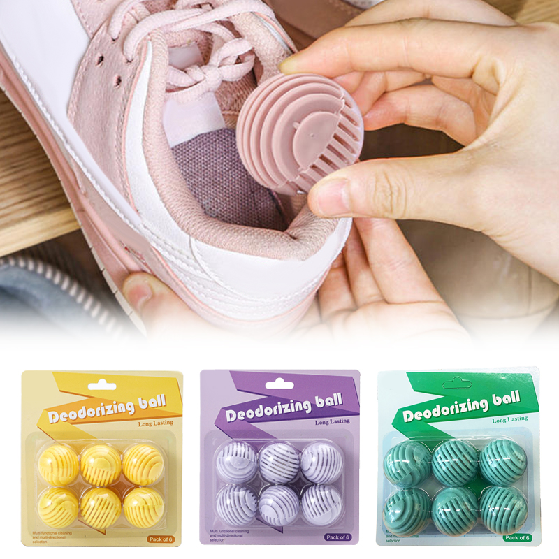 Shoe Deodorizer Ball - ลูกบอลดับกลิ่นหอมติดทนนาน ป้องกันความชื้นและเชื้อรา สำหรับตู้เสื้อผ้า ตู้รองเท้า ห้องน้ำ กระเป๋าออกกำลังกาย