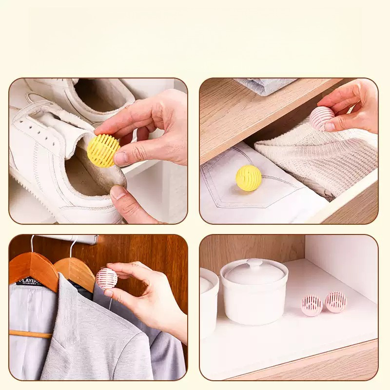ลูกบอลดับกลิ่น 6 ชิ้น, น้ำหอมป - Shoe Deodorizer Ball บทวิจารณ์และราคา