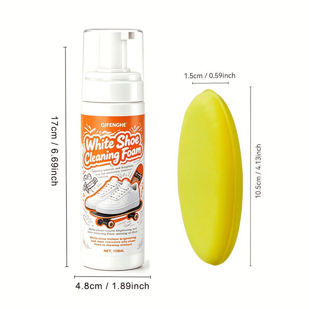 โฟมทำความสะอาดรองเท้าสีขาวแบบพ - Sneakers Care บทวิจารณ์และราคา