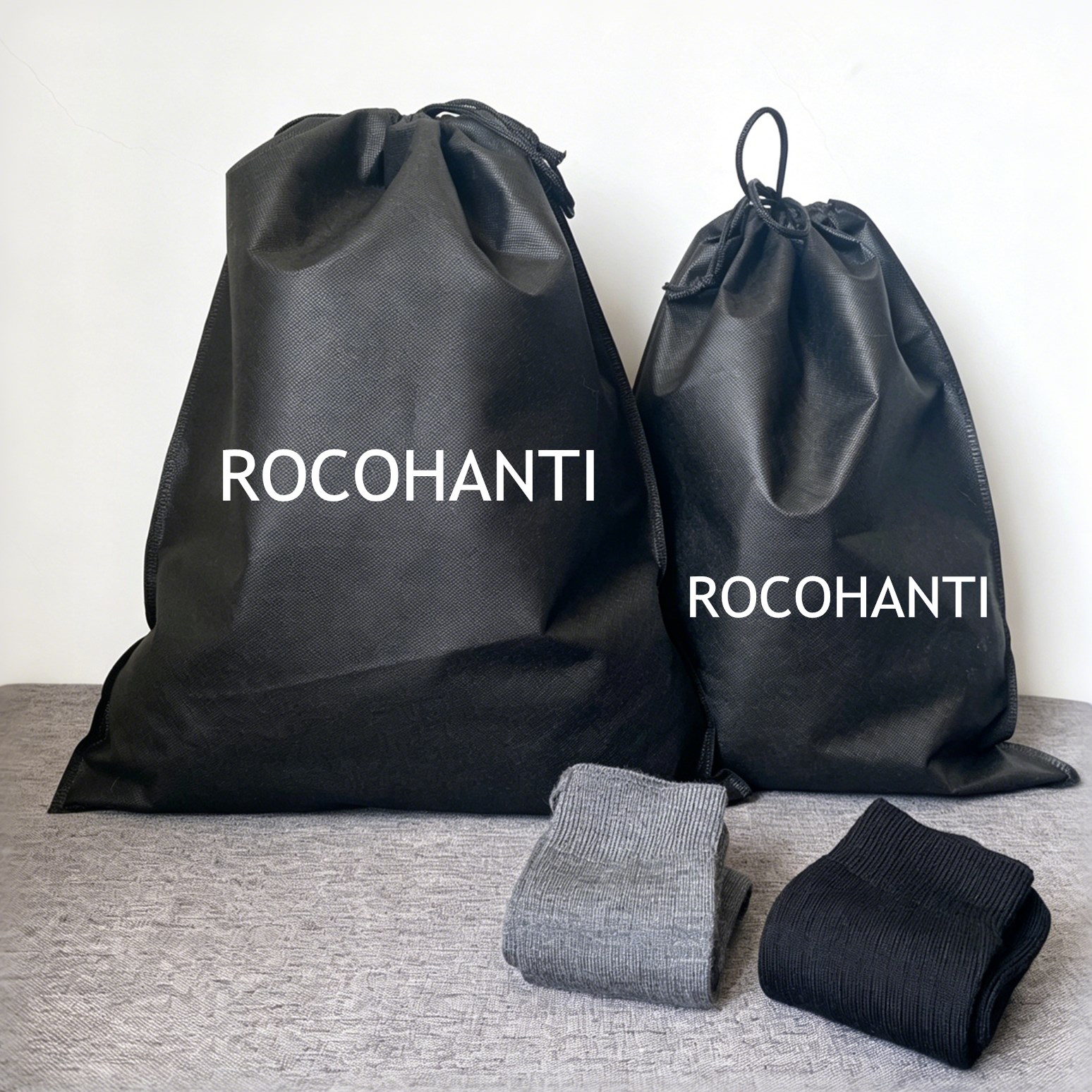 ถุงผ้าช้อปปิ้งแบบมีเชือกผูก 10 - Shoe Bag Dust บทวิจารณ์และราคา