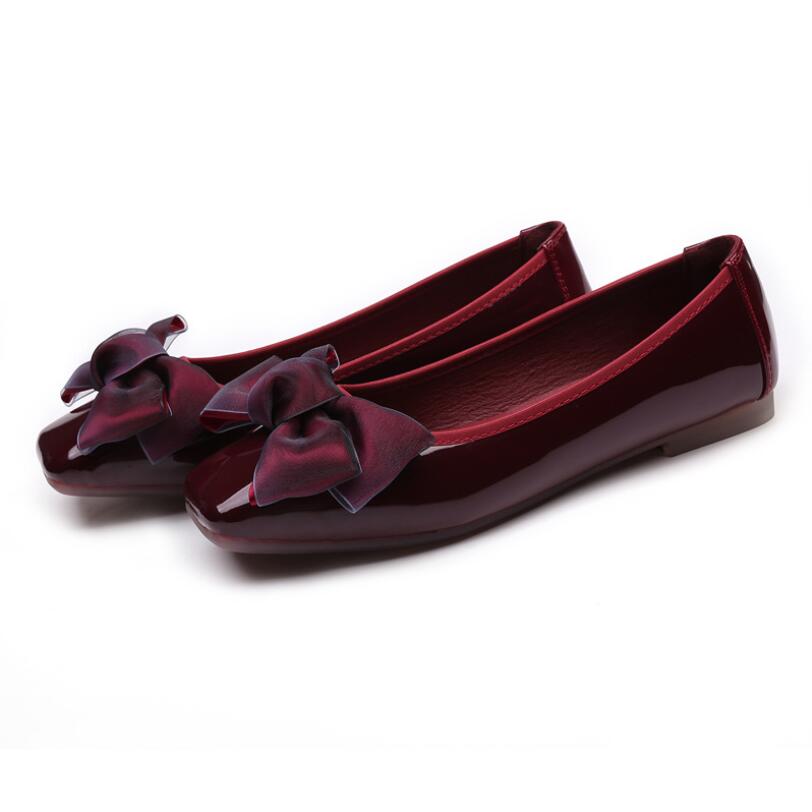 2022 ใหม่รองเท้าผู้หญิงบัลเล่ต - Patent Leather Shine บทวิจารณ์และราคา