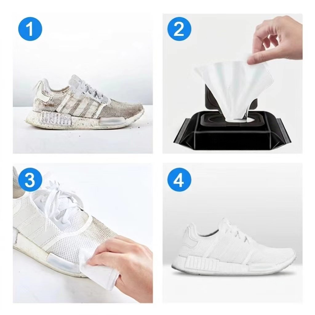 ผ้าเช็ดทำความสะอาดรองเท้าแบบใช - Sneakers Care บทวิจารณ์และราคา