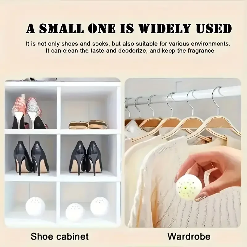 อุปกรณ์ทำความสะอาดรองเท้าและถุ - Shoe Deodorizer Ball บทวิจารณ์และราคา