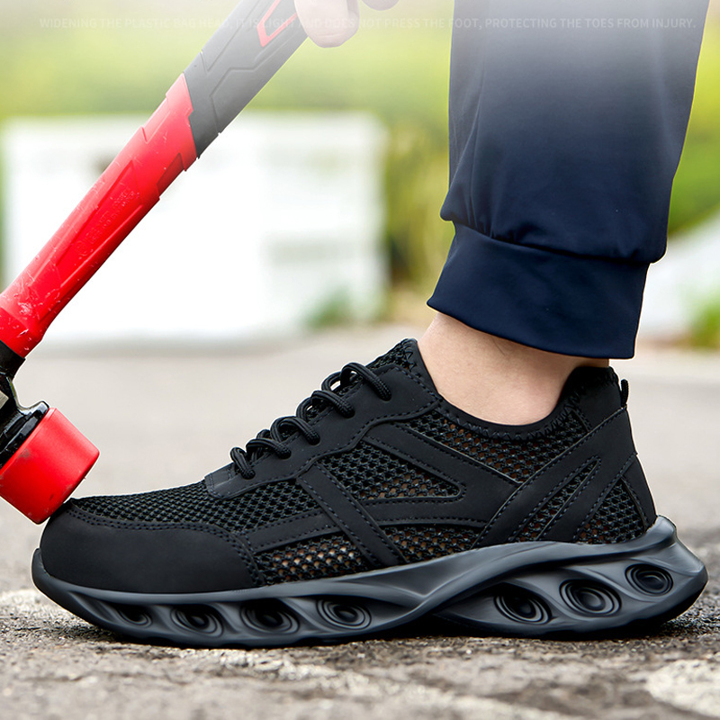 รองเท้าทำงานผู้ชายระบายอากาศได - Sneakers Care บทวิจารณ์และราคา