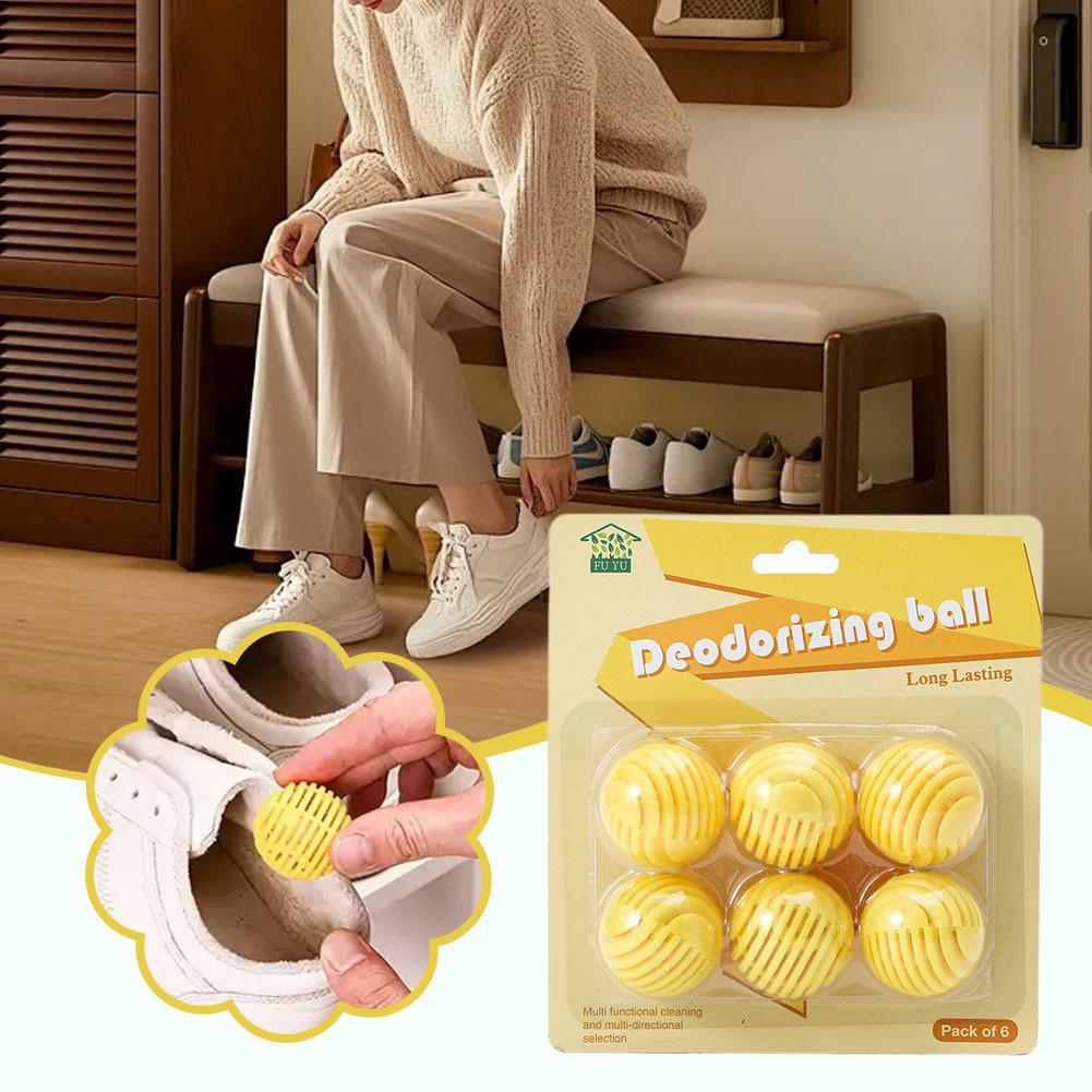 น้ำยาดับกลิ่นตู้รองเท้าอันทรงพ - Shoe Deodorizer Ball บทวิจารณ์และราคา