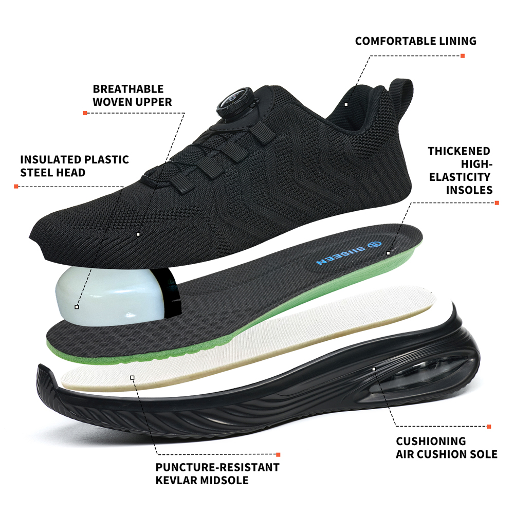 รองเท้านิรภัยแบบหมุนได้สำหรับผ - Sneakers Care บทวิจารณ์และราคา