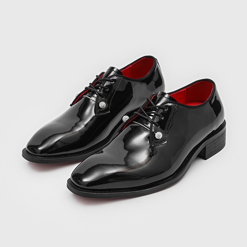 รองเท้าหนังแก้วสำหรับผู้ชาย รอ - Patent Leather Shine บทวิจารณ์และราคา
