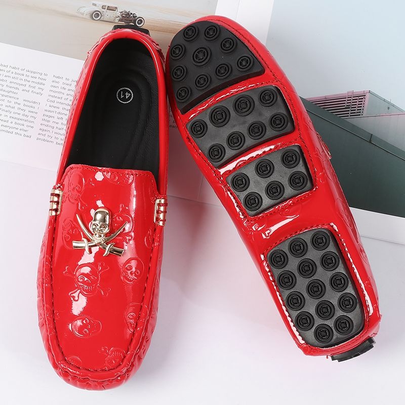 รองเท้าโลฟเฟอร์ผู้ชาย ไซส์ 38- - Patent Leather Shine บทวิจารณ์และราคา
