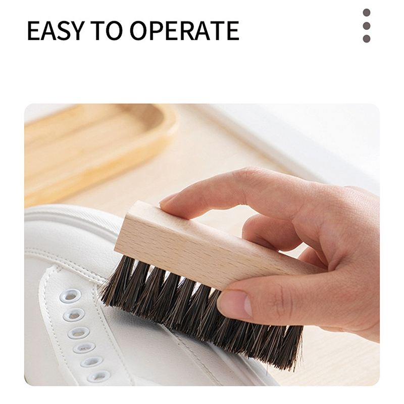 แปรงขัดรองเท้าแปรงขัดขนหมูนุ่ม - Sneakers Care บทวิจารณ์และราคา
