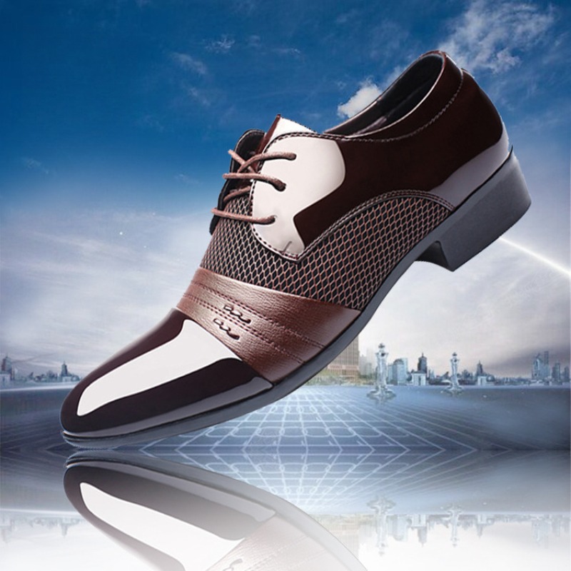รองเท้าหนังสิทธิบัตรสําหรับMan - Patent Leather Shine บทวิจารณ์และราคา