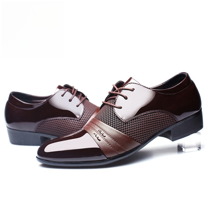รองเท้าหนังสิทธิบัตรสําหรับMan - Patent Leather Shine บทวิจารณ์และราคา